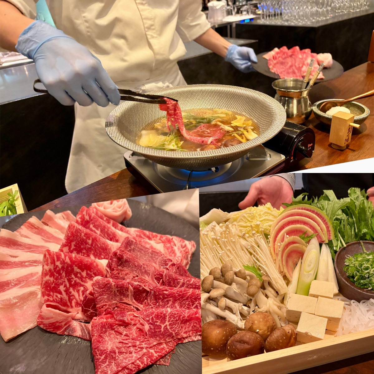 【しゃぶしゃぶ】7700円の食べ放題コース🥢和牛サーロインの盛り合わせが最高すぎた！