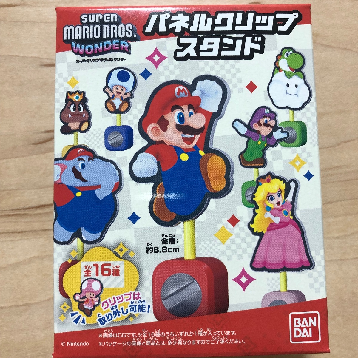 【スーパーマリオブラザーズのキャラ集合！】可愛い＆実用的なクリップスタンド