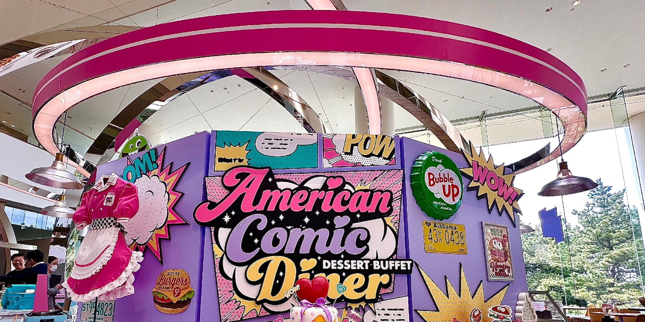とにかく映えるデザートビュッフェ「American Comic Diner」でかわいい世界に潜入〜 ️ 【ヒルトン東京ベイ】
