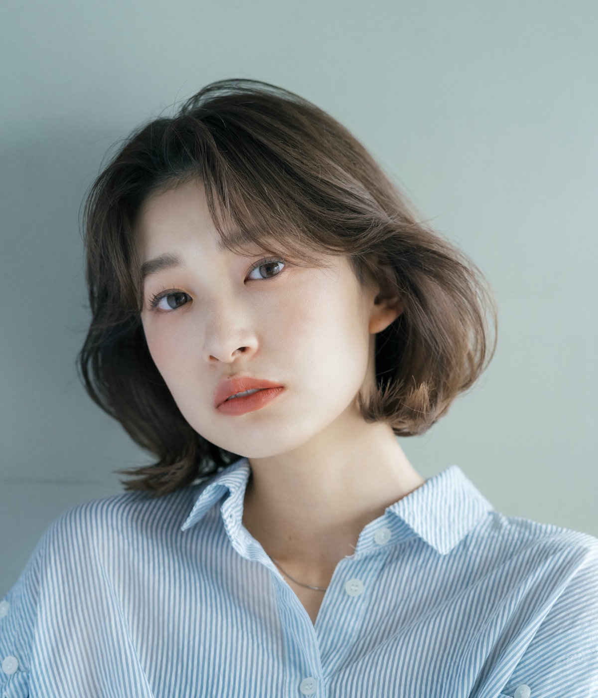 ふんわりタルバンモリヘアの女性のモデルカット