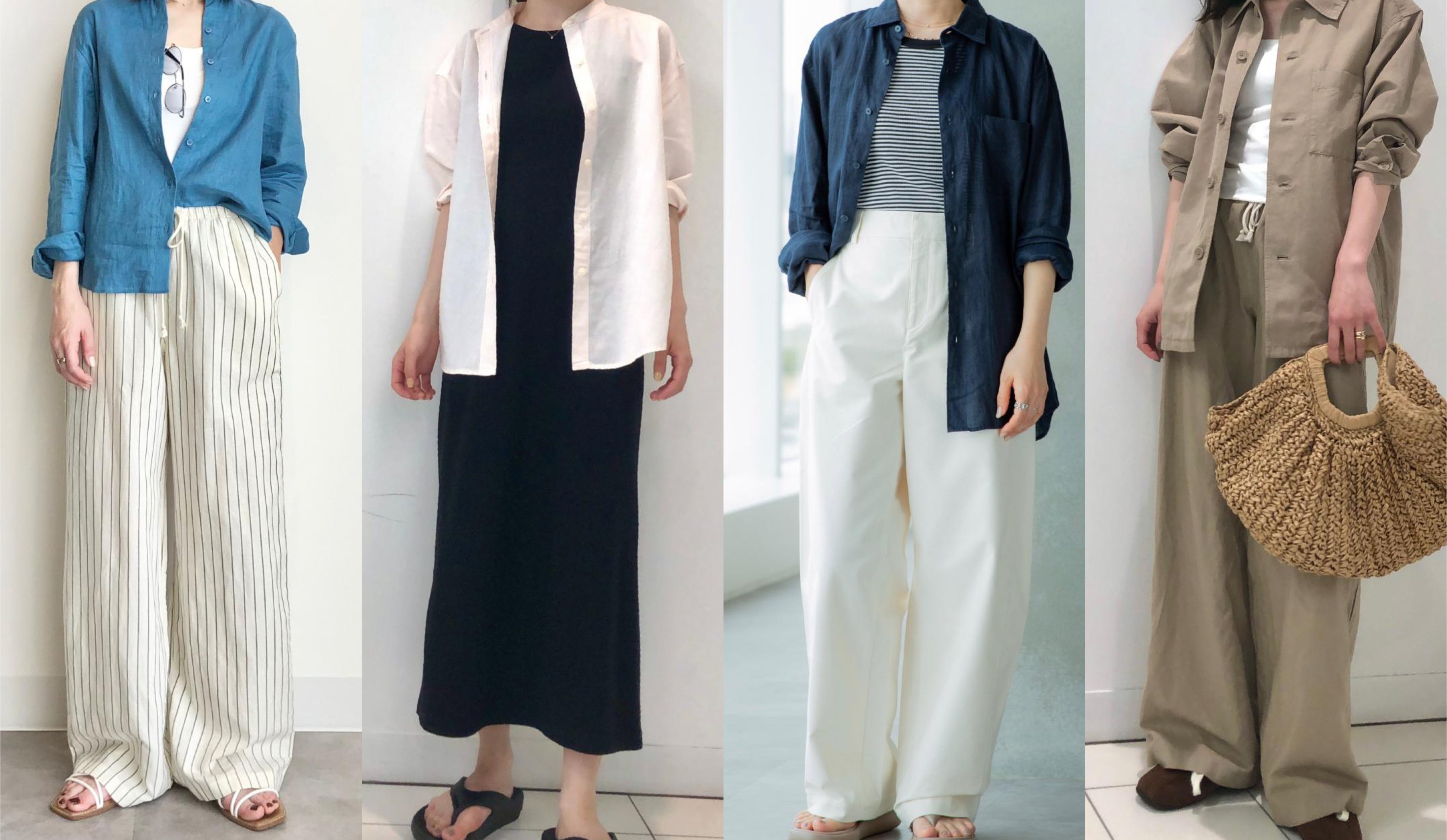 【機内コーデ7選】ユニクロのアイテムなら飛行機移動も快適＆こなれ感スタイルに