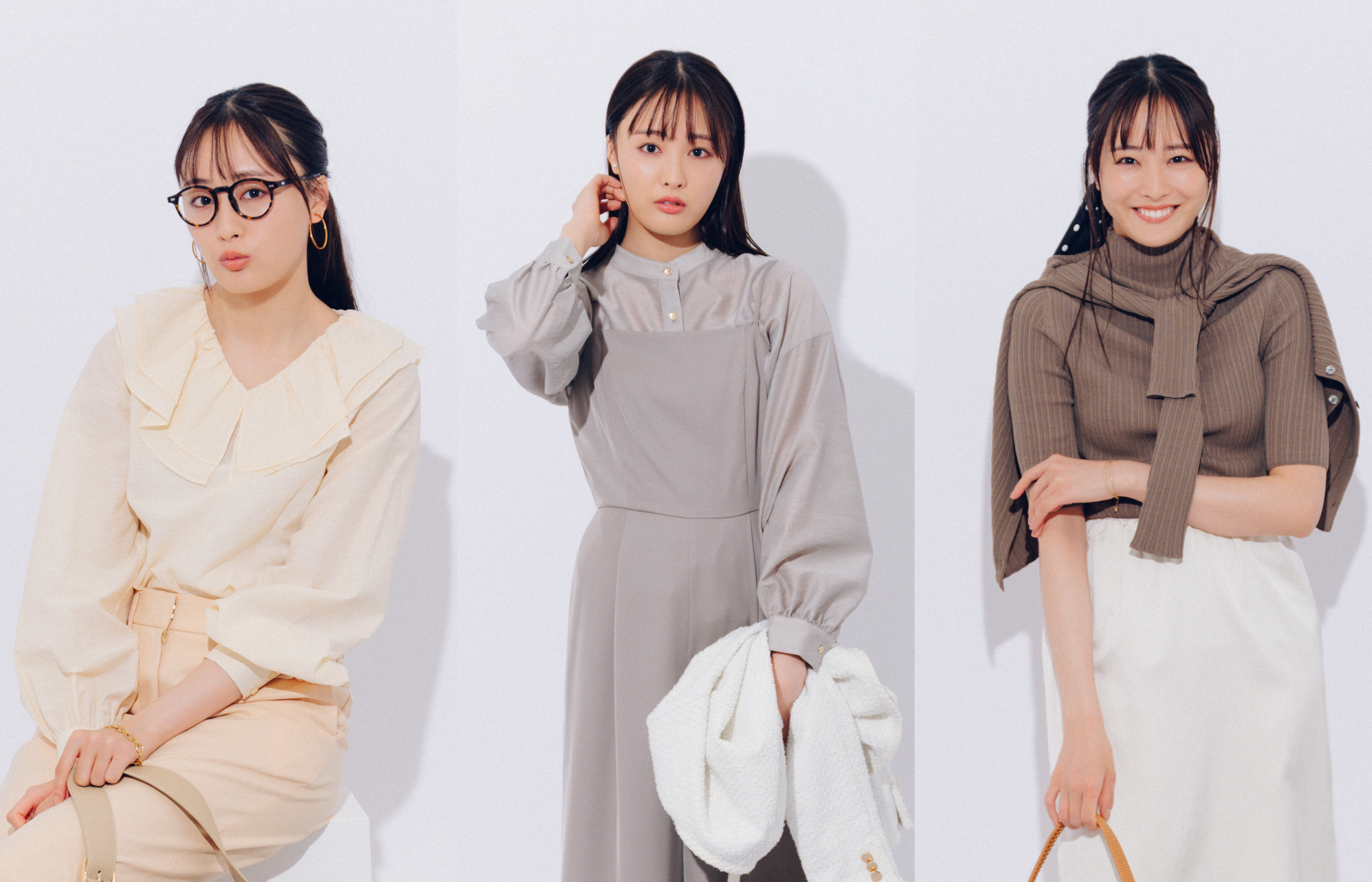 大友花恋のオフィスコーデ7選！涼しげで大人可愛い最新の通勤スタイル集