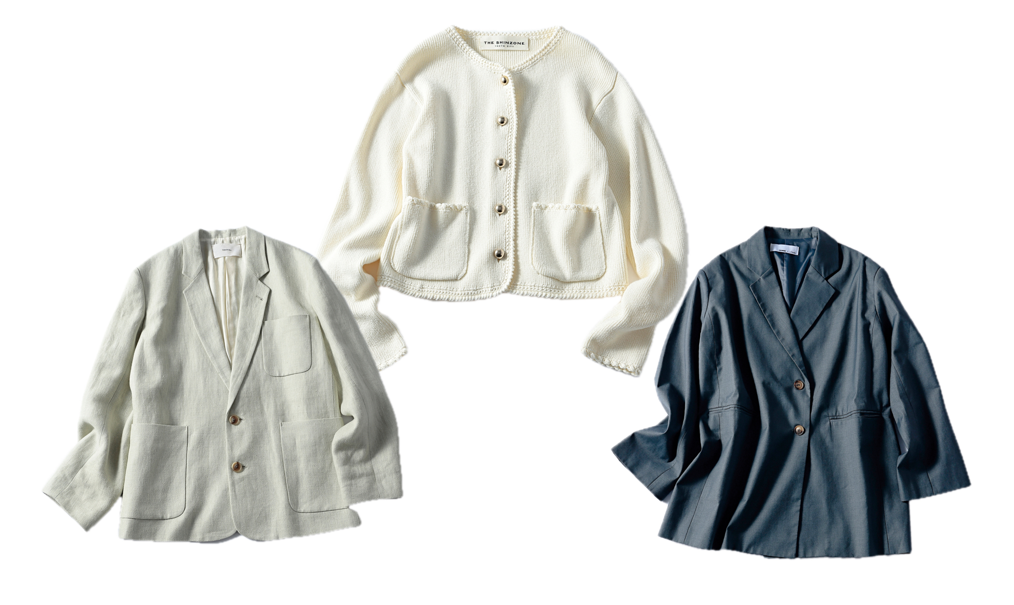 大人の女性におすすめの初夏のジャケット3選。涼しさときちんと感を叶えるお守り的存在！