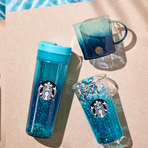 【スタバ新作グッズ】深海のようなカラーで涼しげに！ アイテム全14品一覧