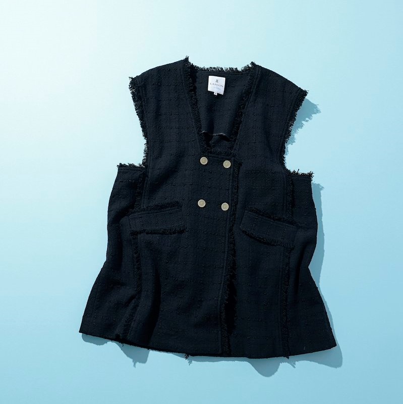 『LANVIN en Bleu』 ツイードジレ