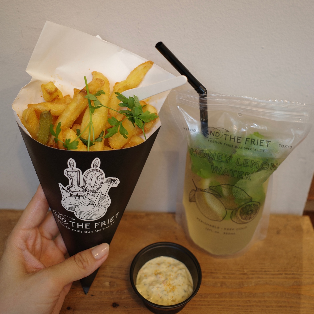 【東京｜広尾】フレンチフライ専門店《AND THE FRIET》で揚げたてポテトを食べてみた！♡