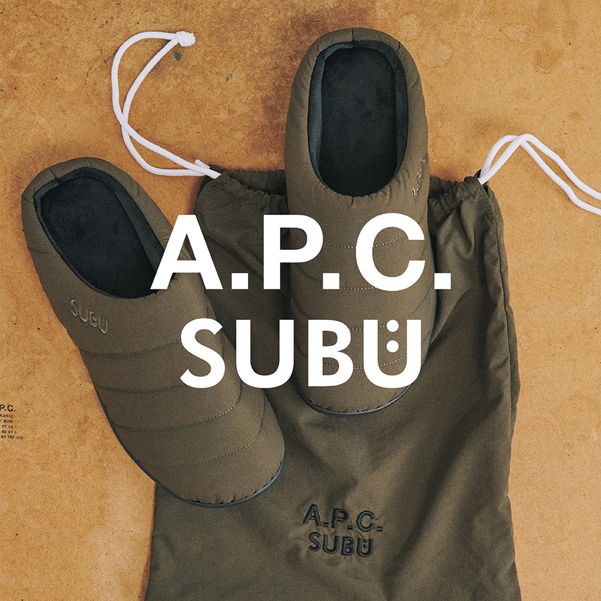 『A.P.C.』が『スブ』とコラボ！ 暖かくておしゃれな冬サンダルの本命