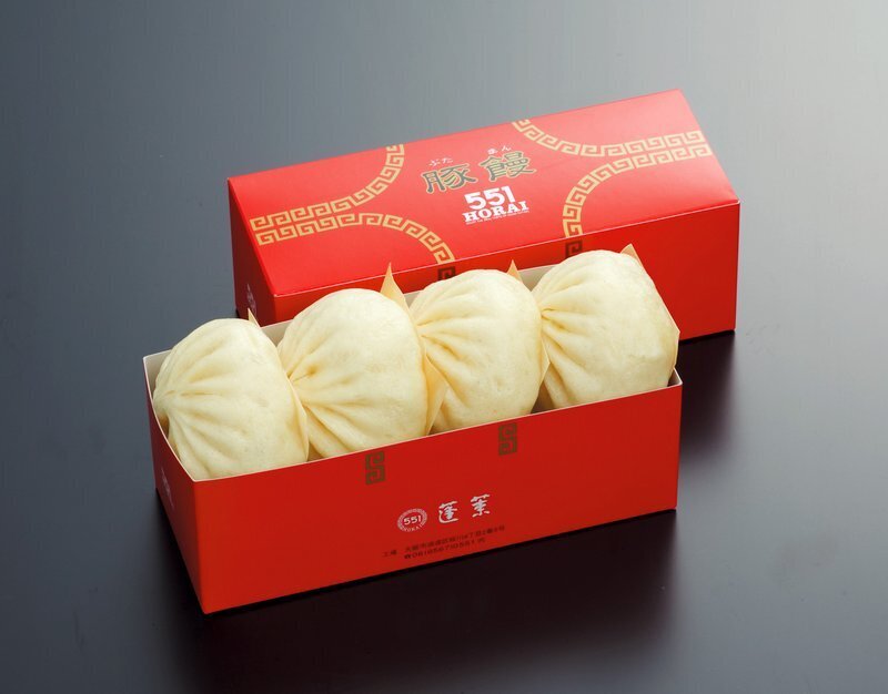 クリックでトリミング 「豚まん 4個(チルド)」/『551蓬莱』