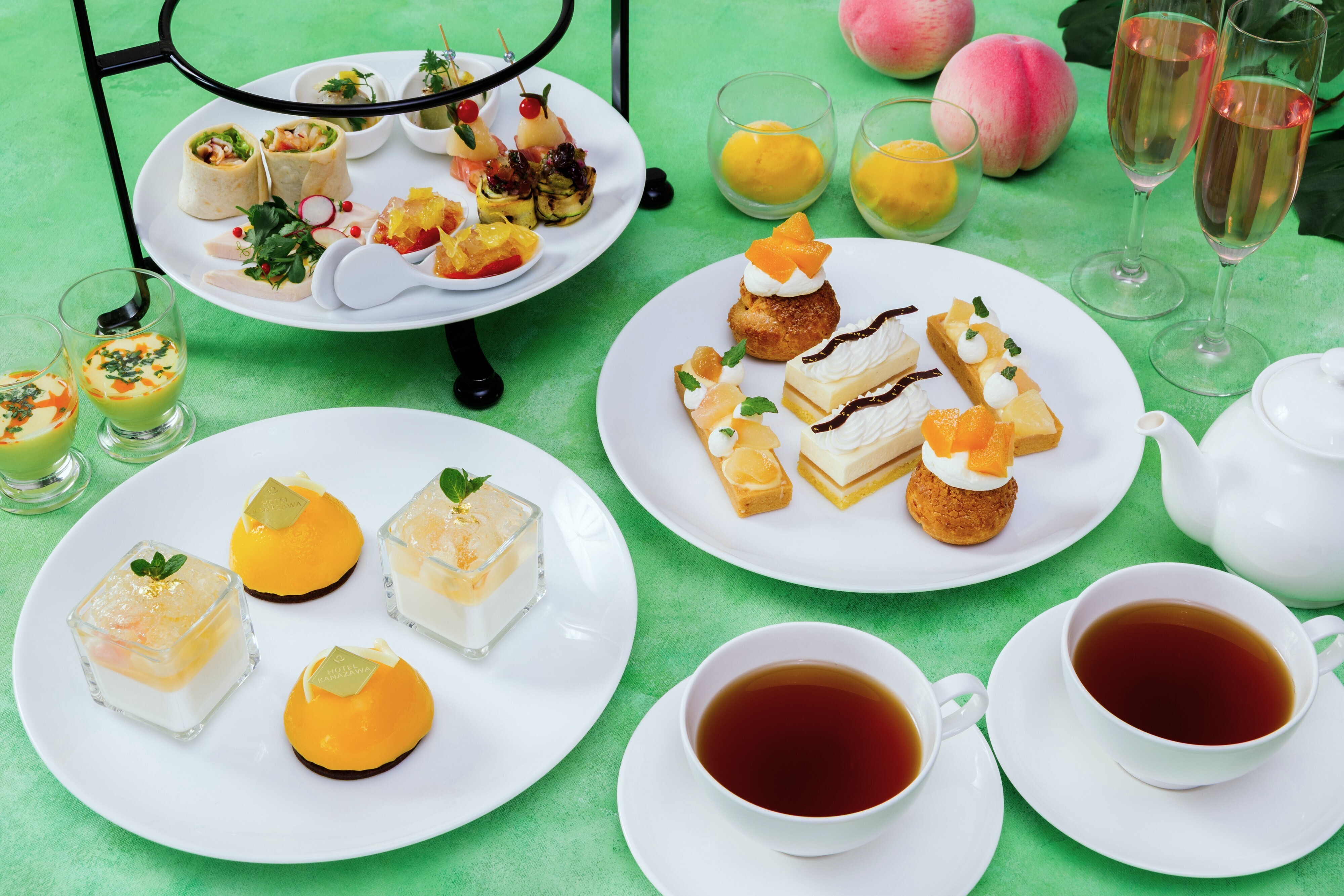 【石川】ホテル金沢で桃＆マンゴー尽くしのアフタヌーンティー付き宿泊プランが登場！