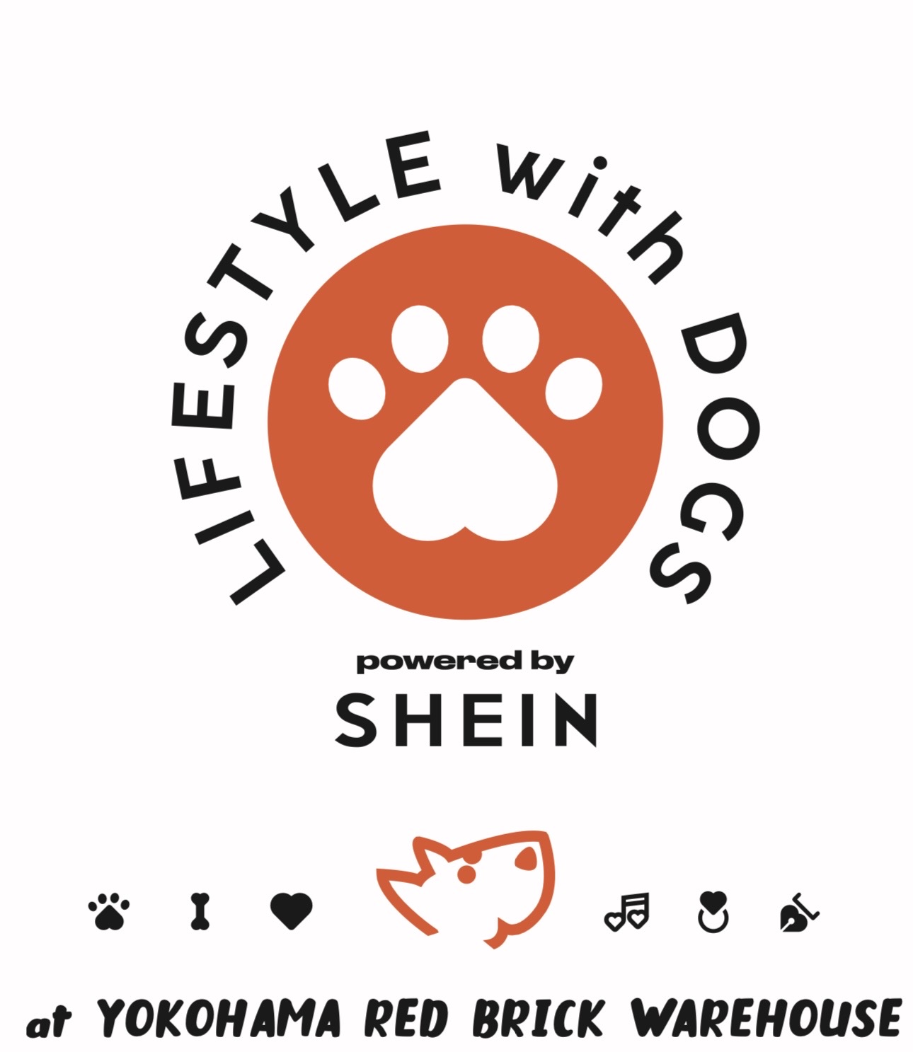 LIFE STYLE with DOGS powerd by SHEIN のロゴ