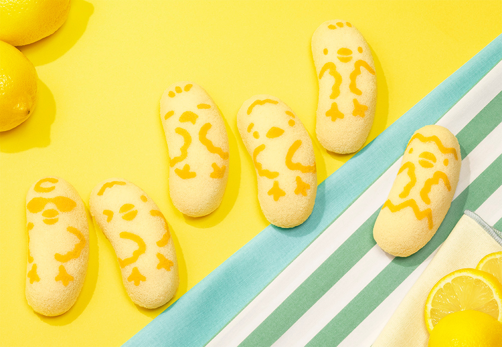 「東京ばな奈ピヨレモン バナナレモン味、「見ぃつけたっ」／『グレープストーン』