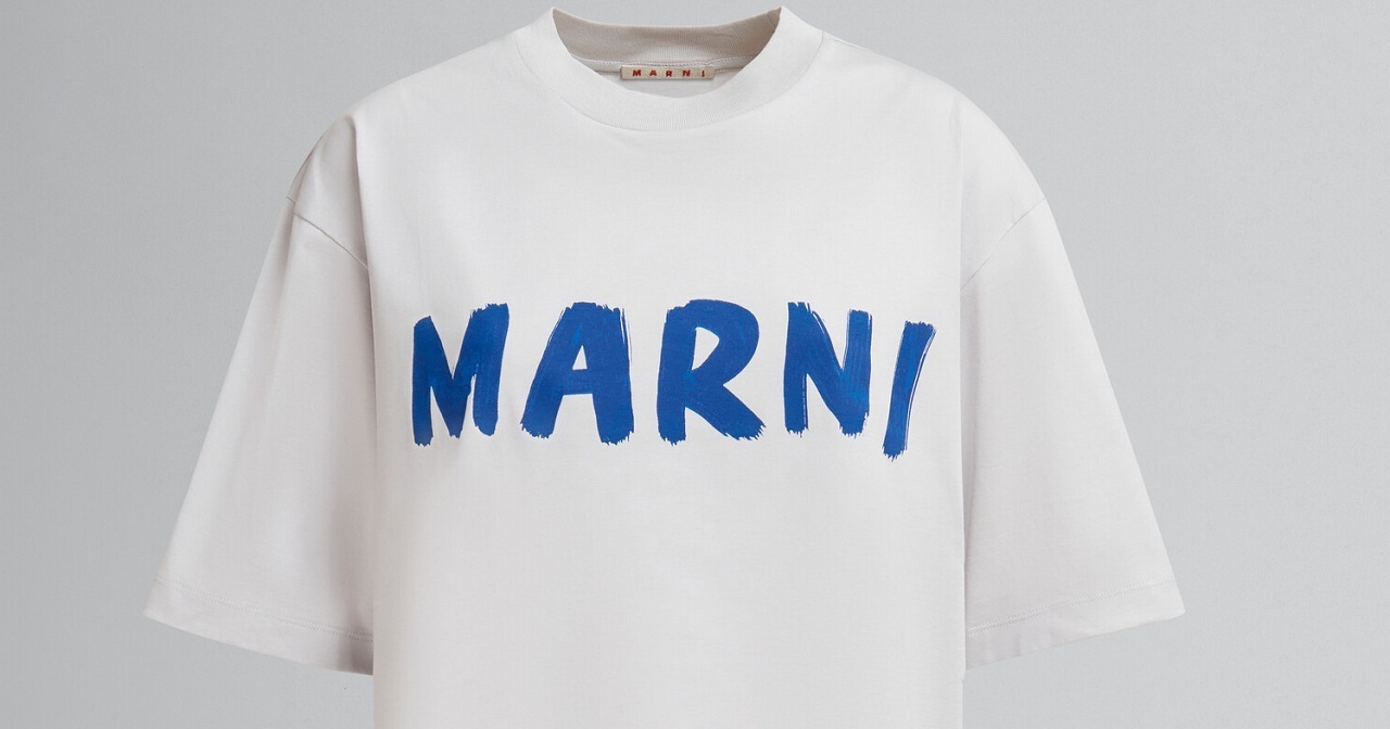 インスタグラマーさん着用♡MARNI ロゴTシャツカットソー ネイビー