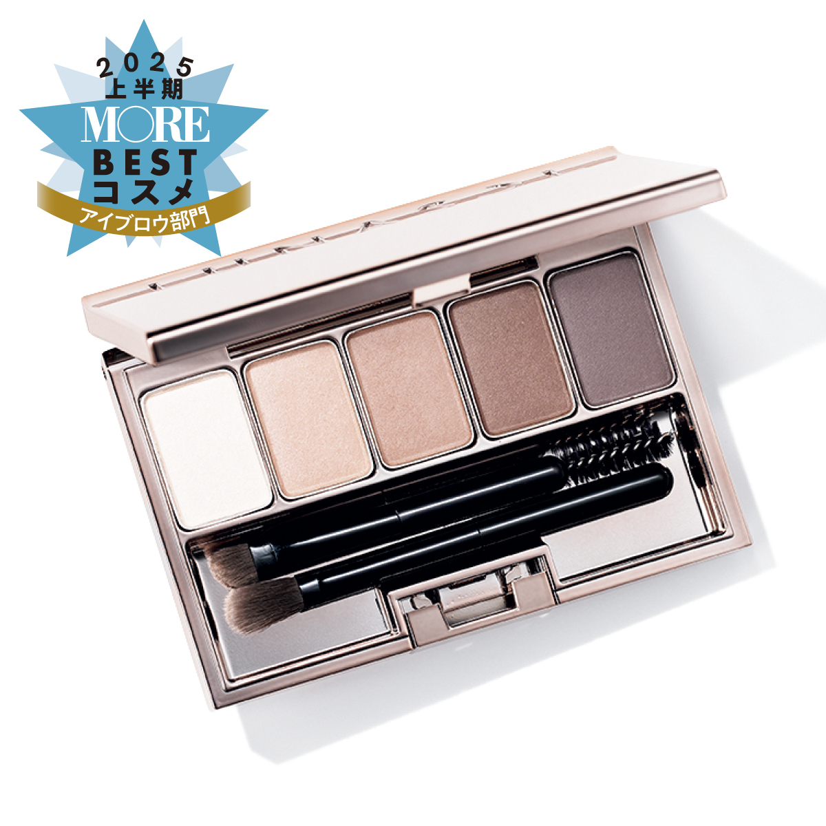 アイブロウ部門1位は『LUNASOL』！アイゾーン全体に使える5色の絶妙カラー【MOREベストコスメ2025上半期】