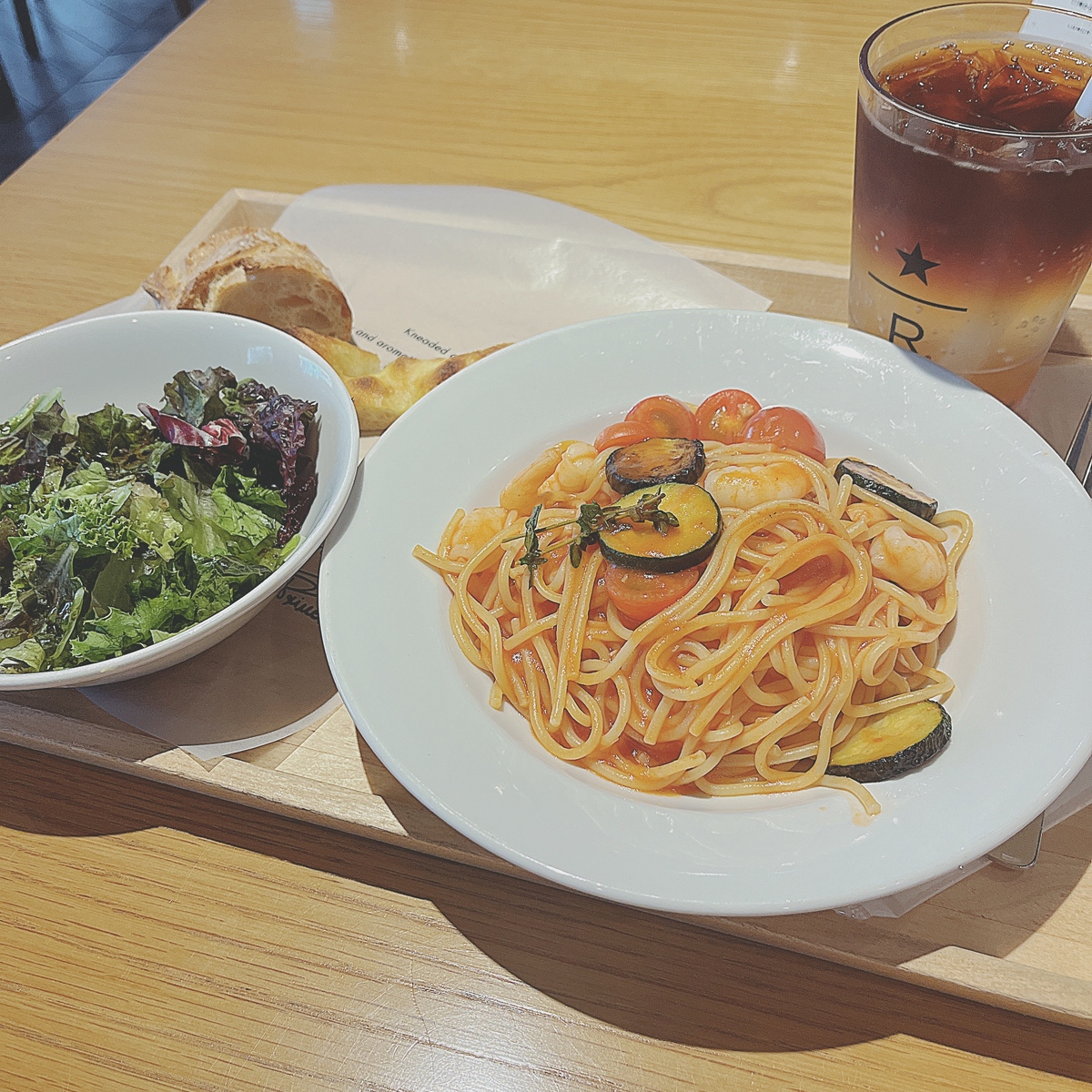 【 銀座 】ランチにおすすめ 店舗限定のスタバのパスタがおいしい！