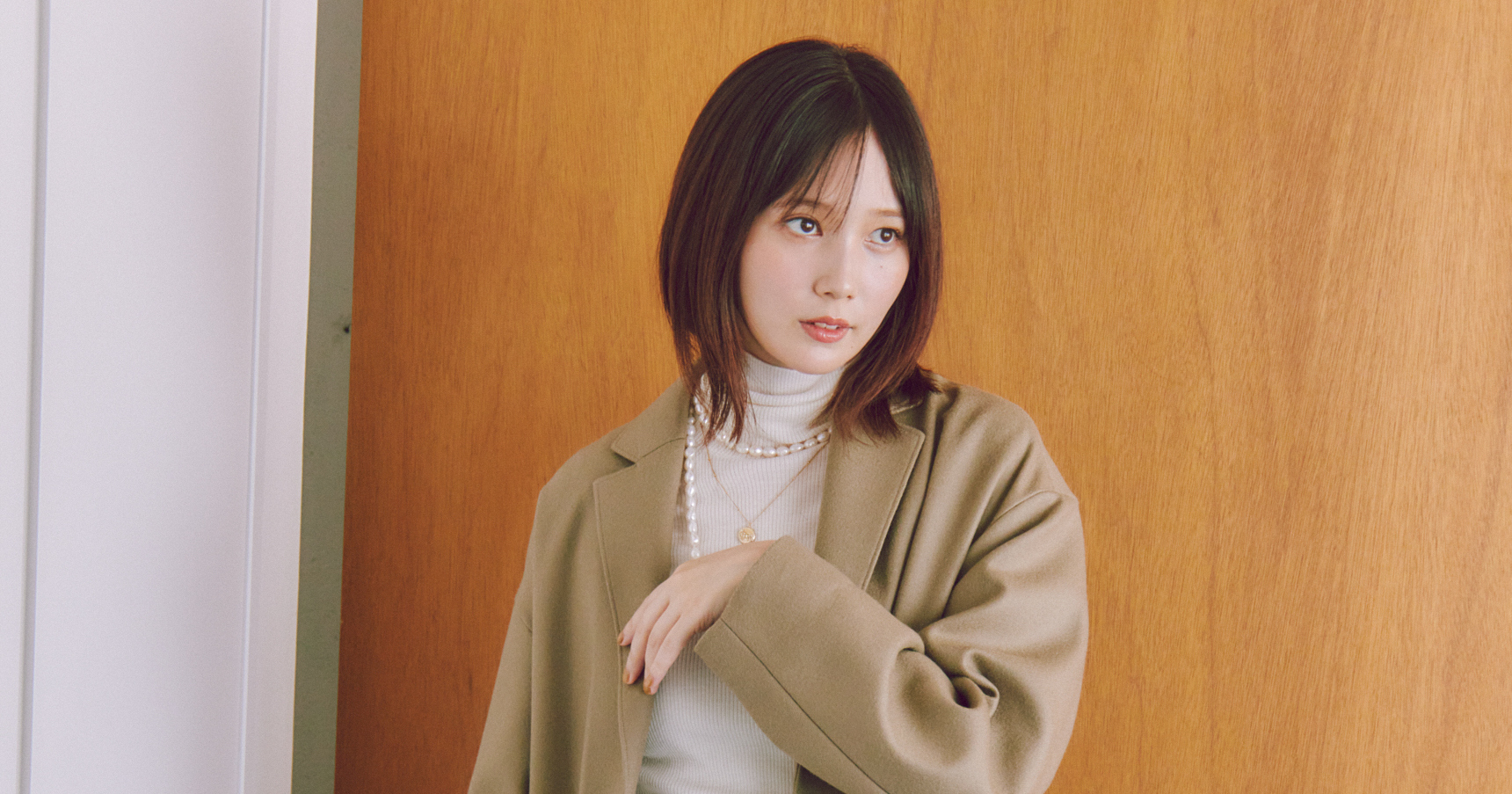 PERVERZE 本田翼着用Blend Border Knit Cardigan PERVERZE 本田翼着用