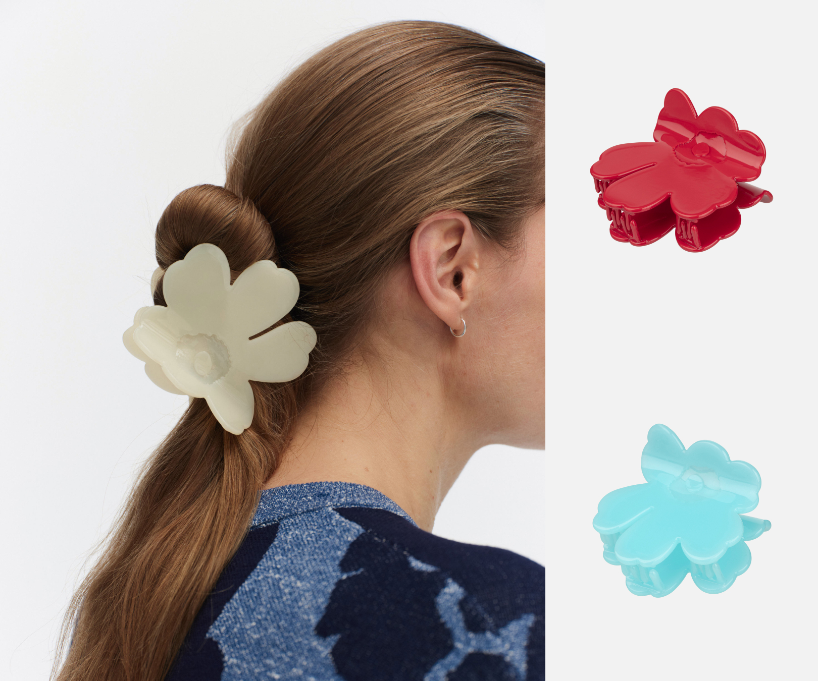 輝い マリメッコ』まとめ髪に差がつく！ “ウニッコ型”ヘアクリップの ヘアアクセサリー