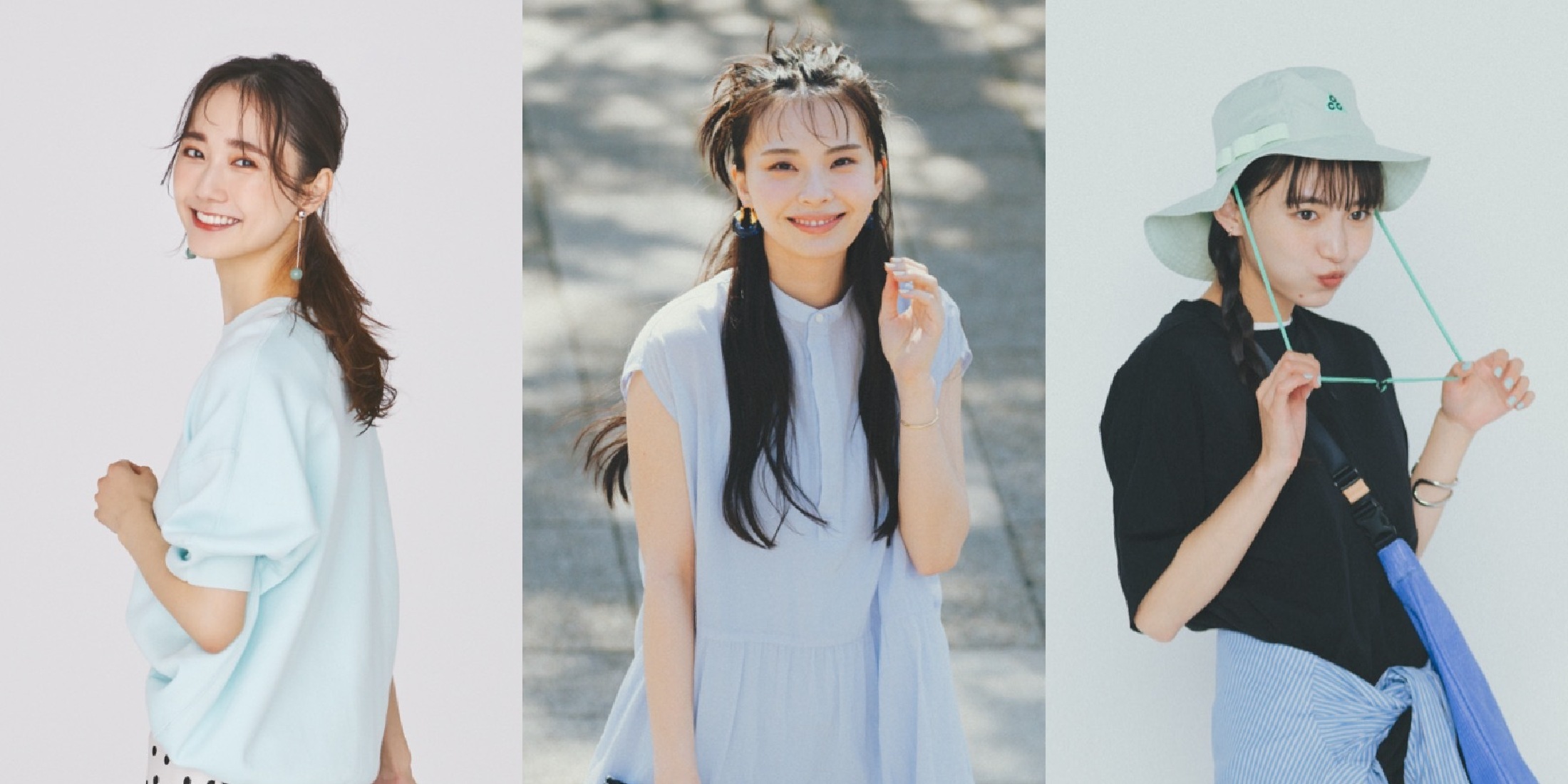今季は“淡いブルー”を激推し！ワンピやトップスで清涼感をたっぷりと【コーデ10選】