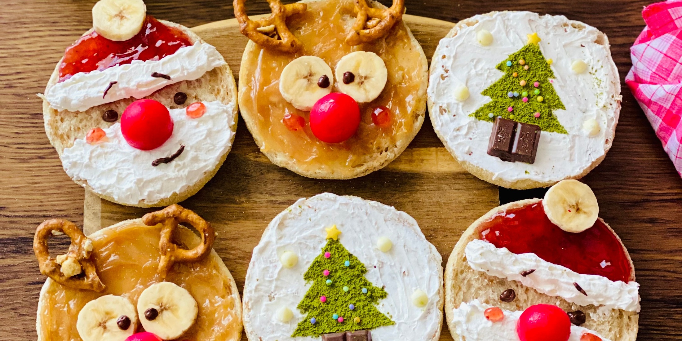 【おうちクリスマスにぴったり♪】簡単！可愛い！イングリッシュマフィンでクリスマスアレンジ★