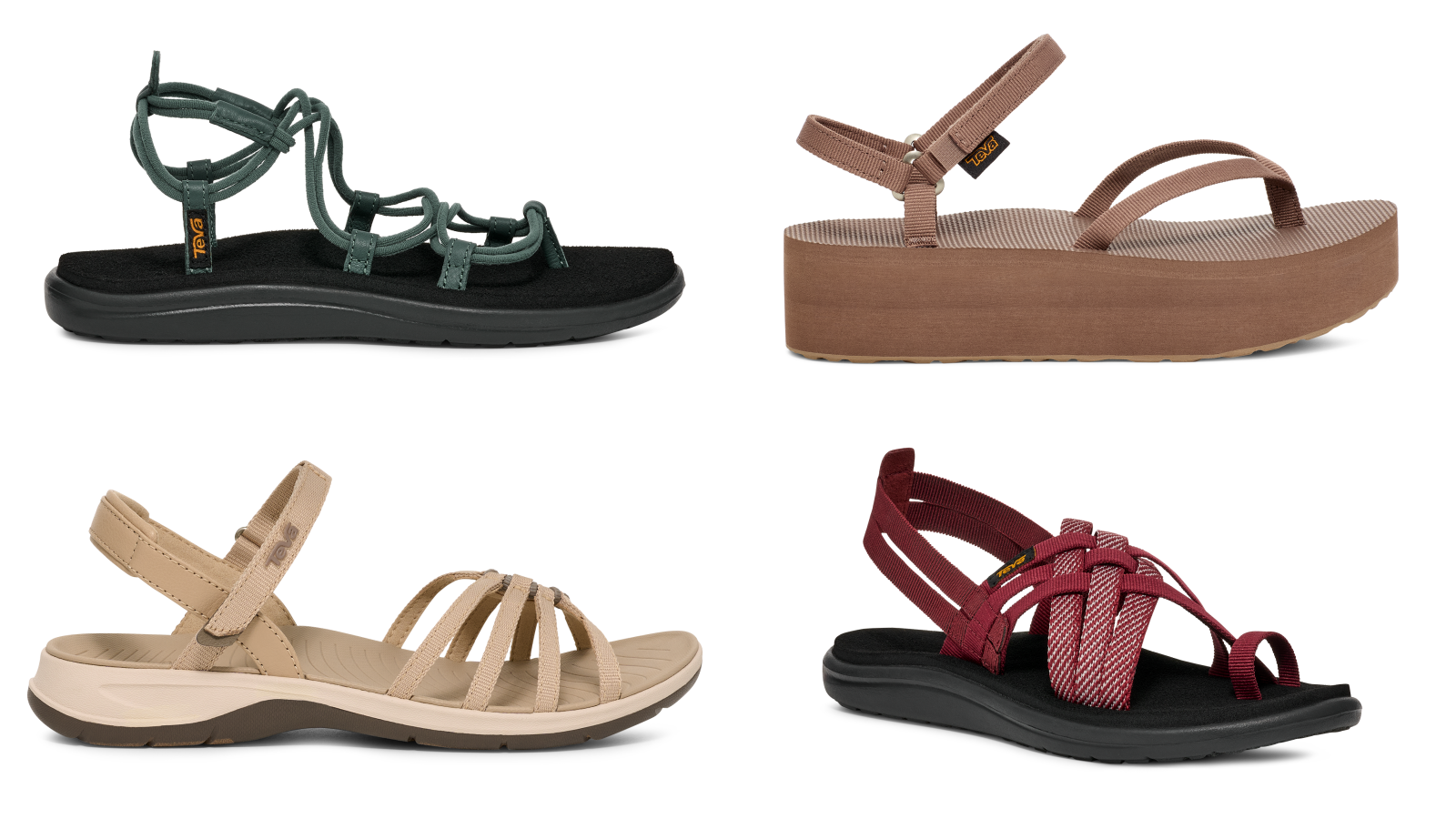 きれいめ派にちょうどいい『テバ』の細ストラップスポサン！ フェミニンな印象に仕上げる5足