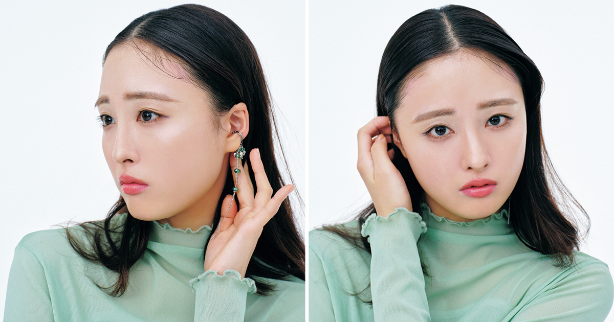 【イガリシノブの小顔メイク】眉尻を下げるのがコツ！どこから見てもコンパクトに