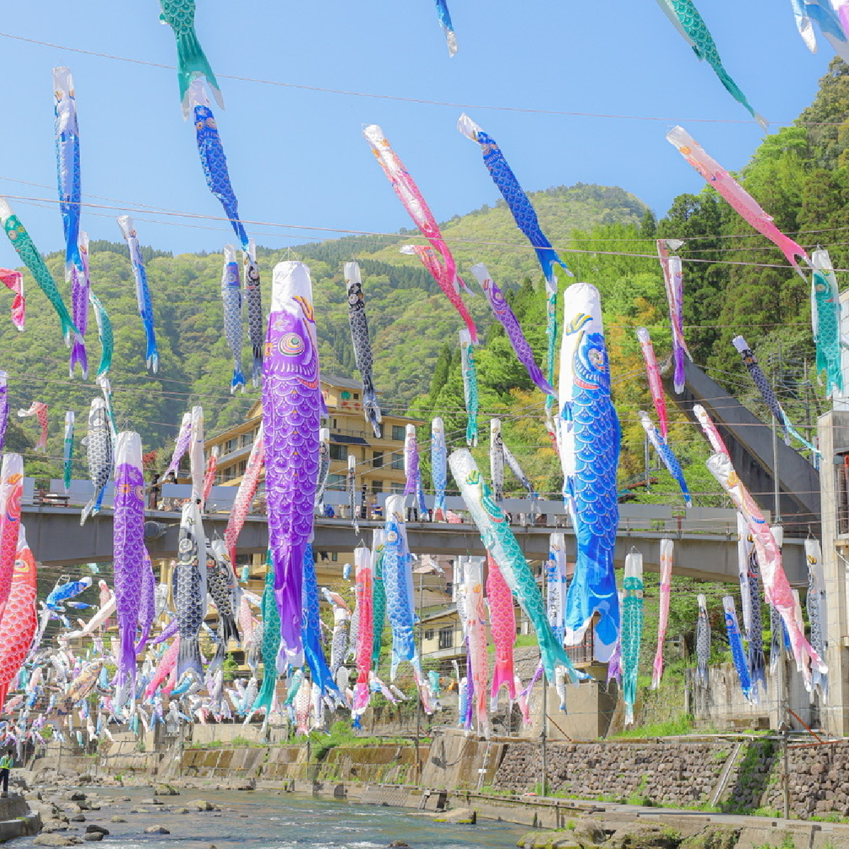 【熊本】GWは杖立温泉鯉のぼり祭りへ！3000匹以上の鯉のぼりは圧巻！