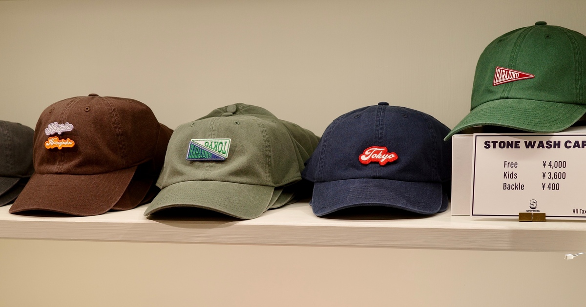 原宿｜SOUVENIRS】世界にひとつだけの”オリジナルキャップ”を作って