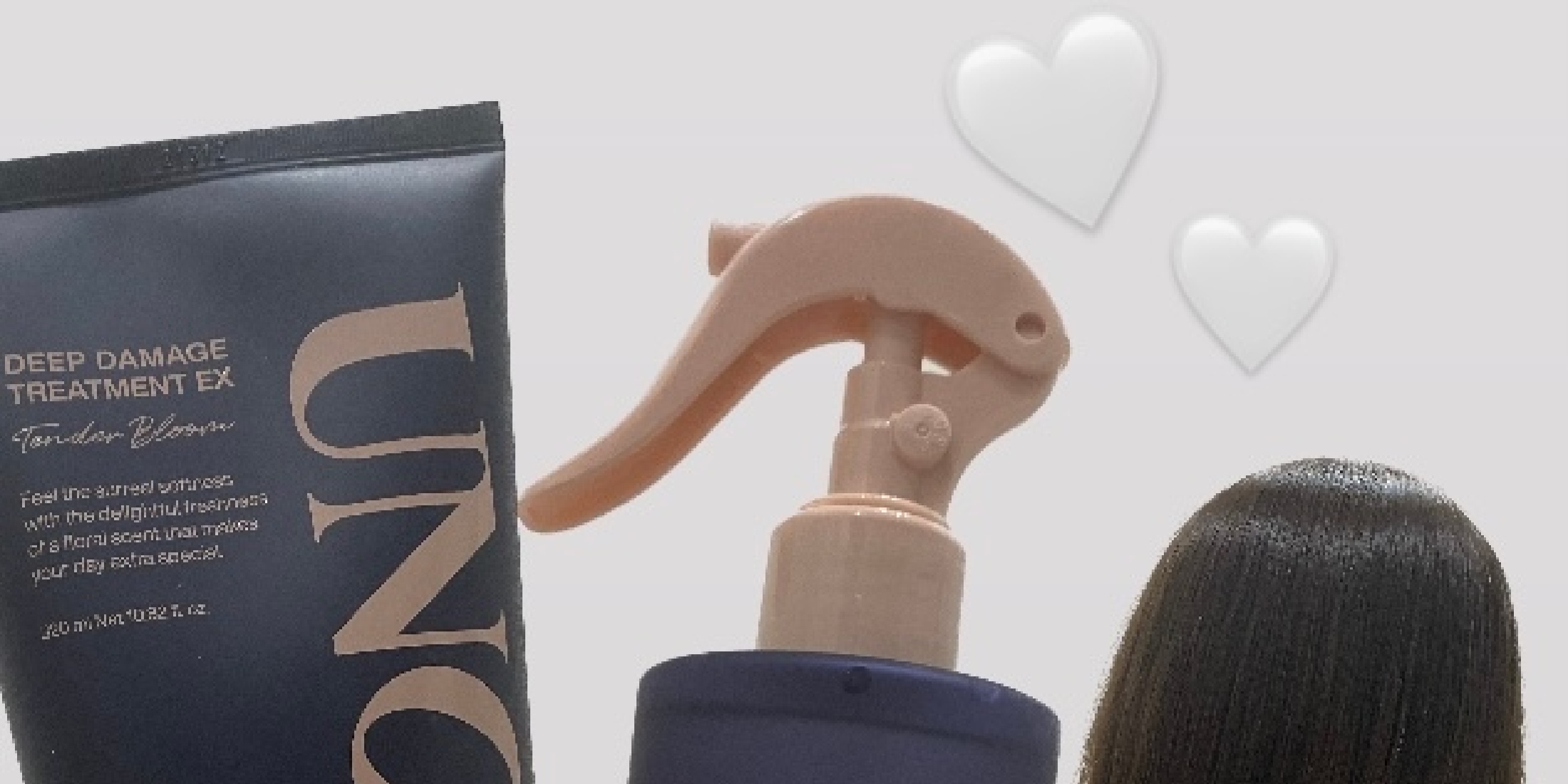 【韓国コスメ】髪のパサつきにはUNOVEのトリートメント ‍♀️Qoo10メガ割で購入可！