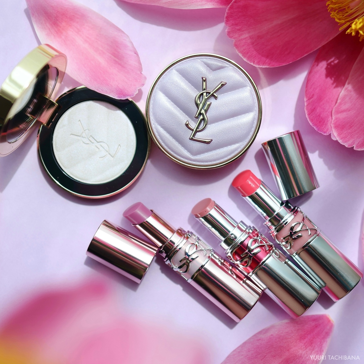 『YSL（イヴ・サンローラン・ボーテ）』2025年夏新色リップをコスメマニア美容家・立花ゆうりが全色レビュー