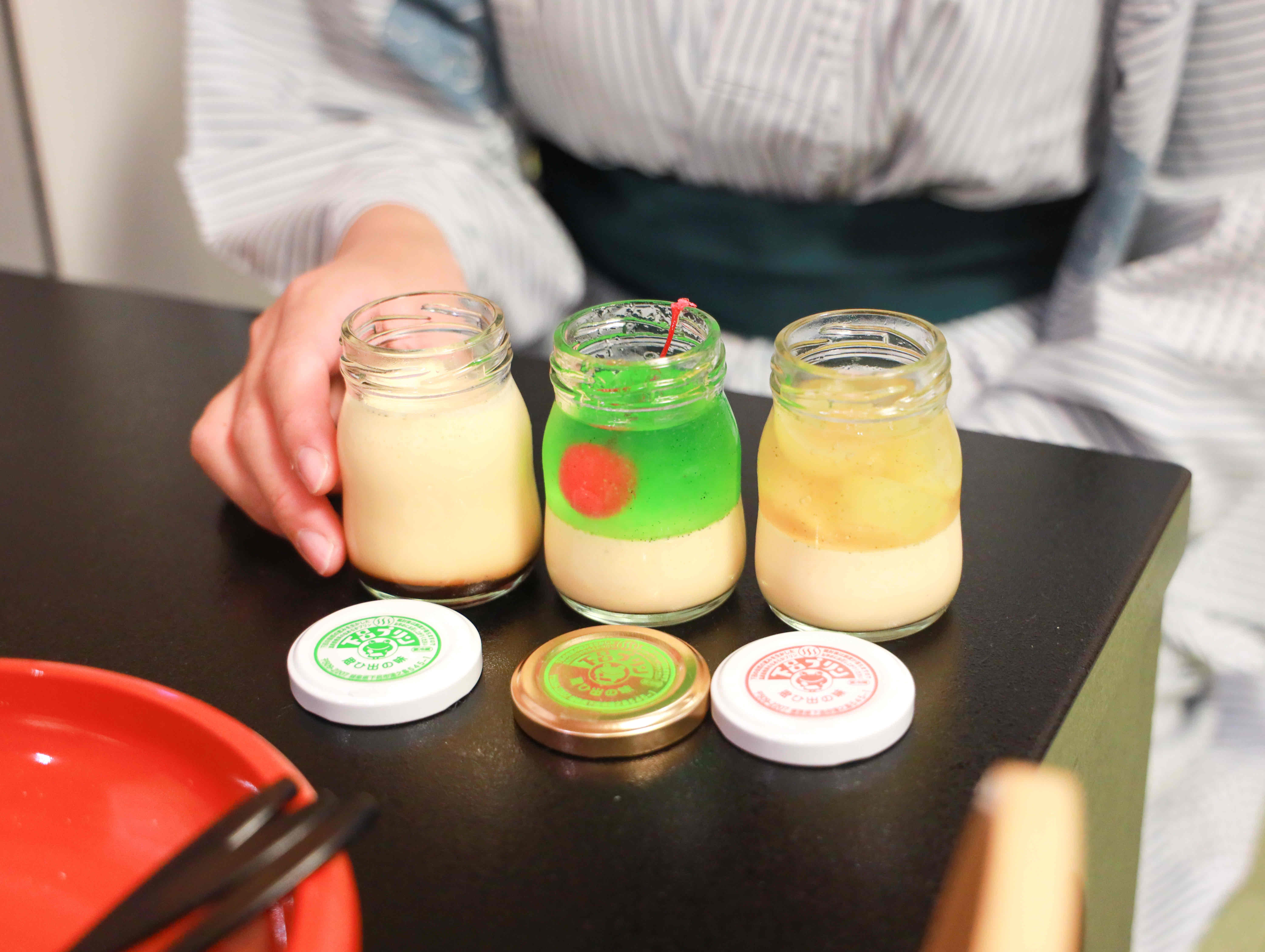 下呂温泉食べ歩きグルメ　下呂プリン