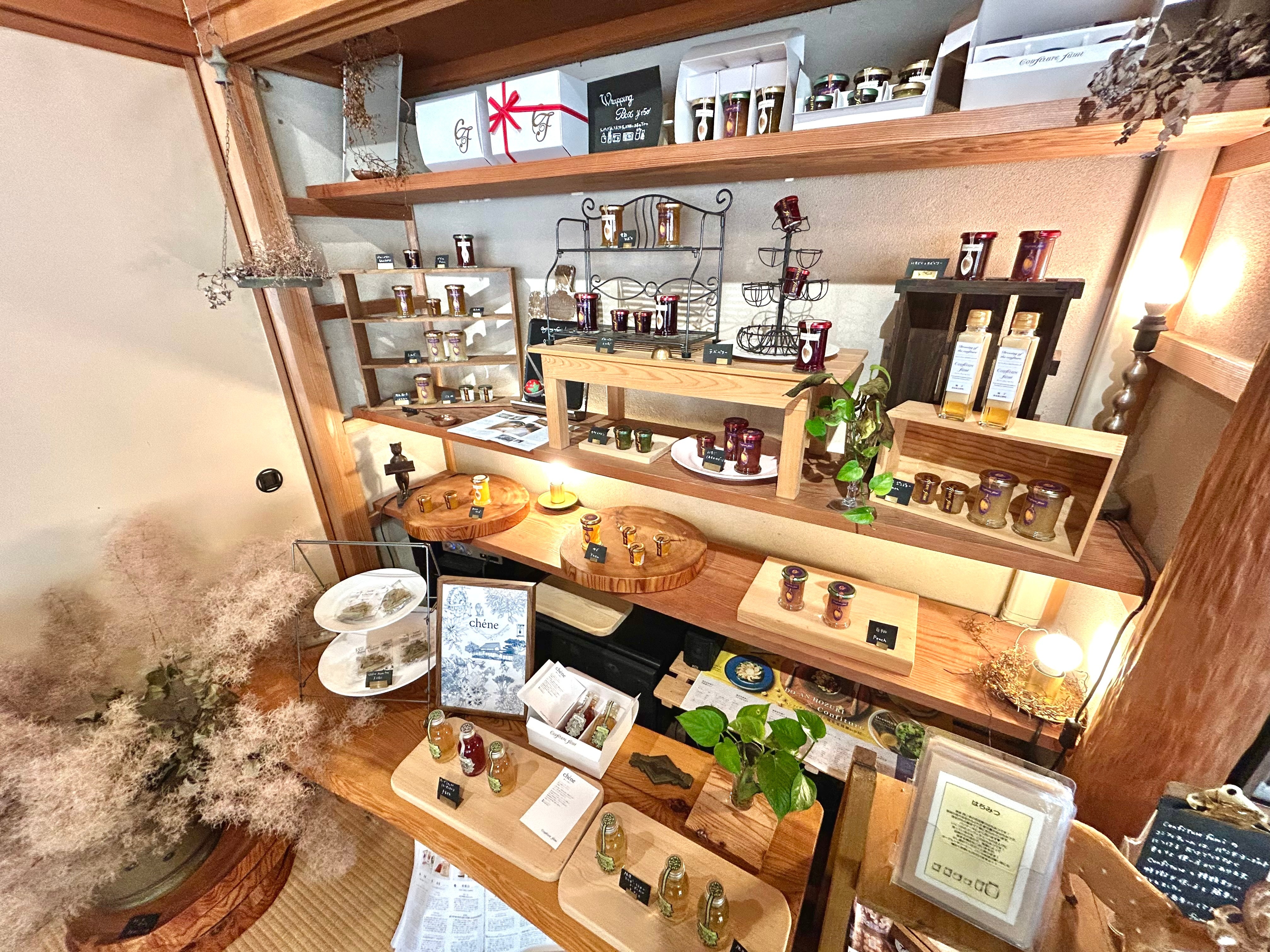 古民家カフェ ナラヤマソウ　店内商品