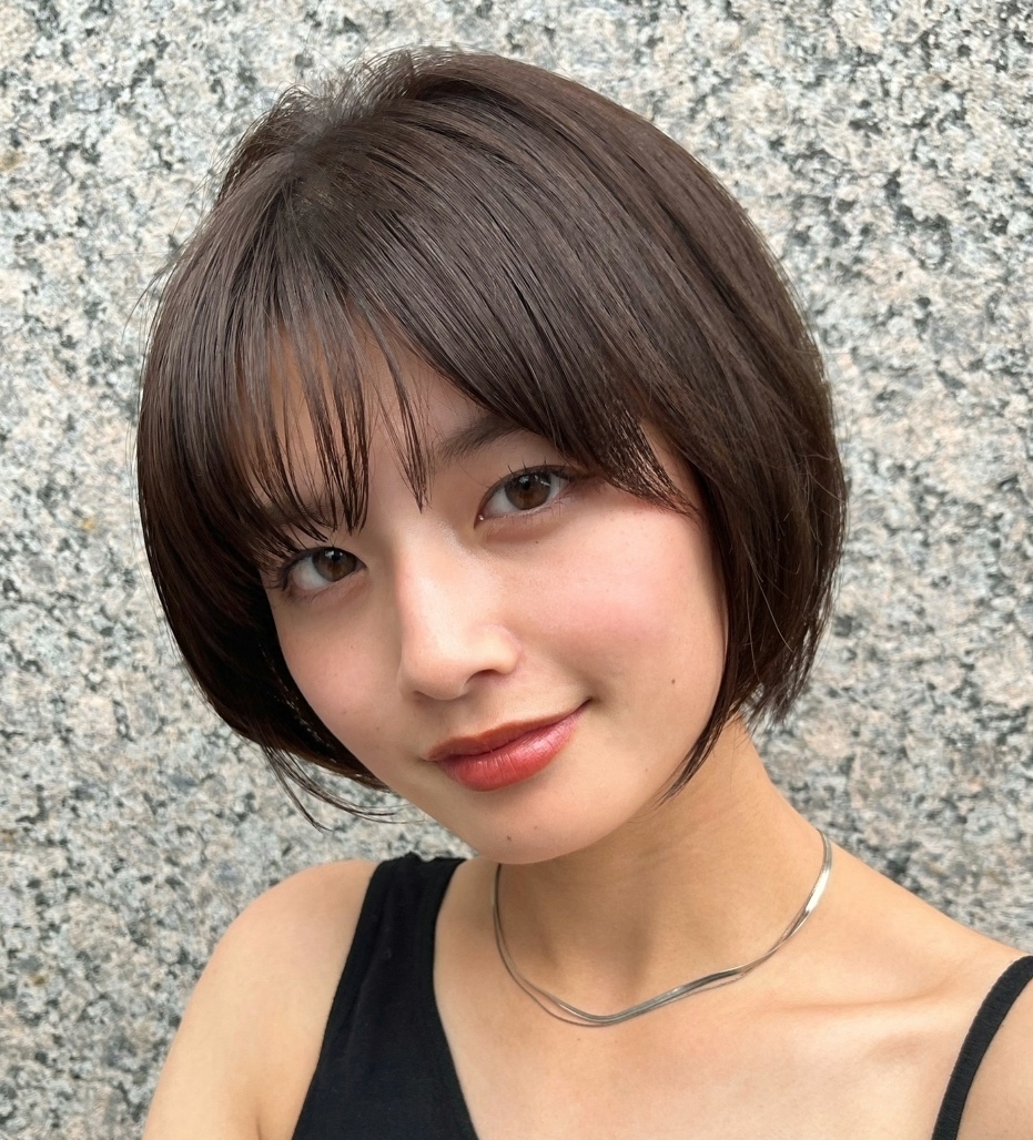 【最旬ボブ】顔型・毛量の悩みもまるっとカバー。あか抜け見えレイヤーショートボブ