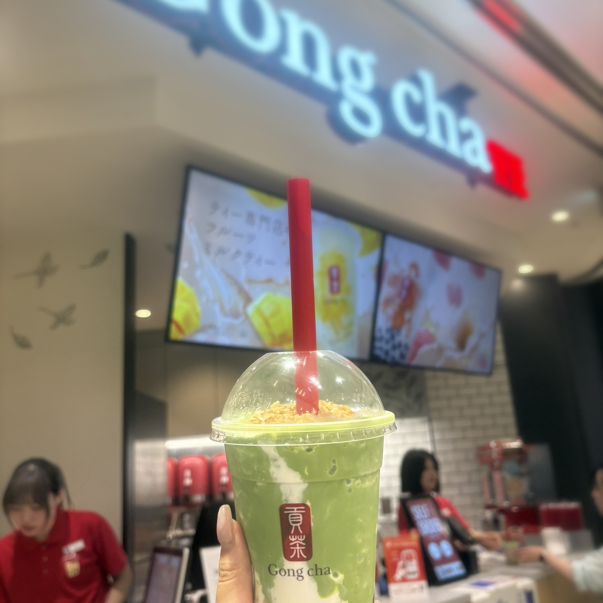 【ゴンチャ新作】5/22発売‼️抹茶ドリンクにサクサククレープが激ウマっ💖